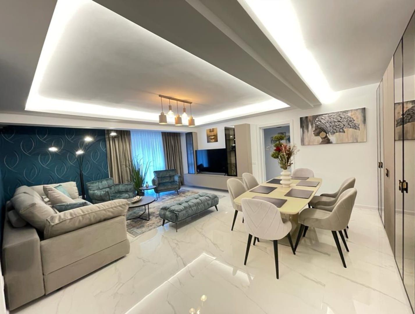 Apartament SUPERB cu 2 camere Mob/Uti LUX, Parcul Teilor,Titanul Nou - Poză 3