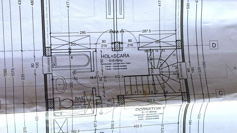 Vilă cochetă cu 3 dormitoare, balcon și 2 terase ! - Schiță 8
