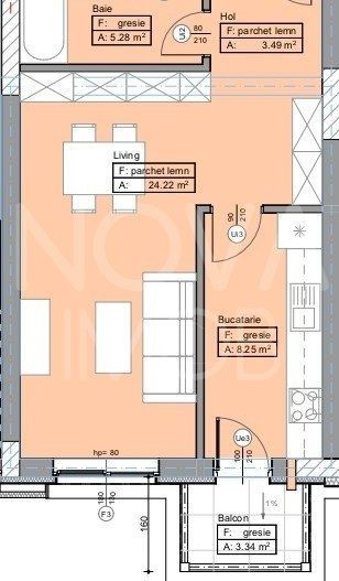 Apartament cu 1 camera, lift, loc de parcare - Zona Pictor Brana - Poză 6