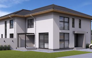 Casa la cheie 4 camere,120 mp,512 mp teren,cu gard si pavaj - Poză 8