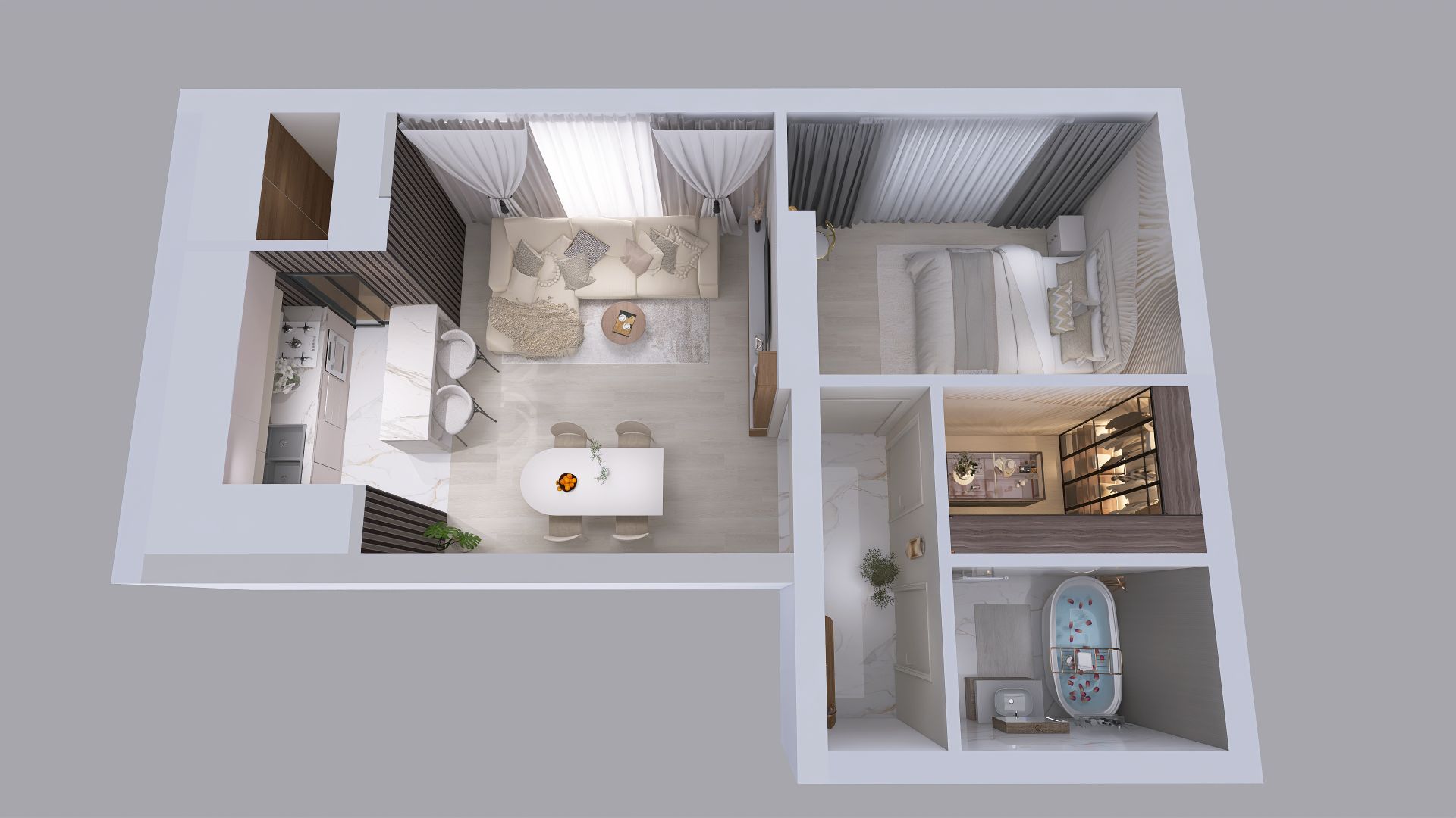 Apartament de vanzare 2 camere | Bragadiru Cartierul Latin Ghencea - Poză 9