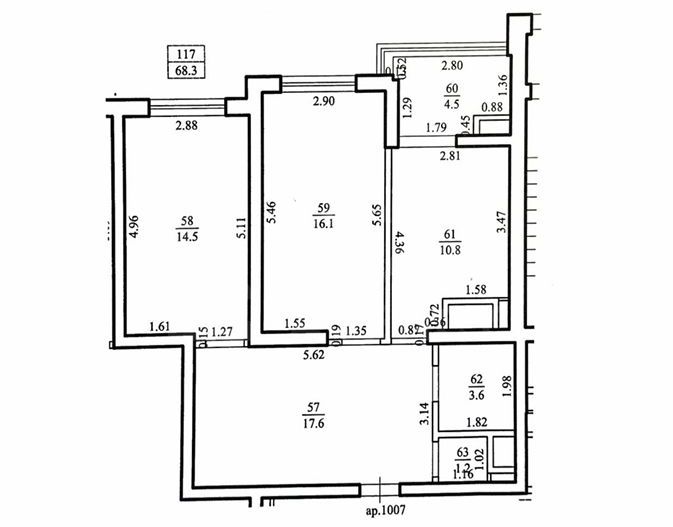 Vânzare, apartament, 2 camere, str. Vasile Lupu, Buiucani - Poză 3