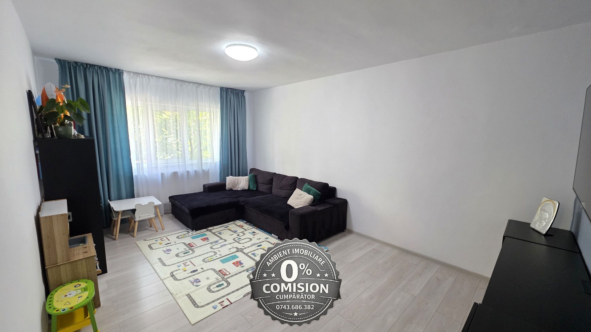 Apartament cu 2 camere, ETAJ 2, mobilat și utilat, VASLUI - zona CRUCEA GĂRII; - Poză 9