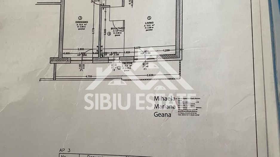 Apartament 3 camere modern  Loc de parcare – Sibiu  Calea Turnișorului - Poză 9