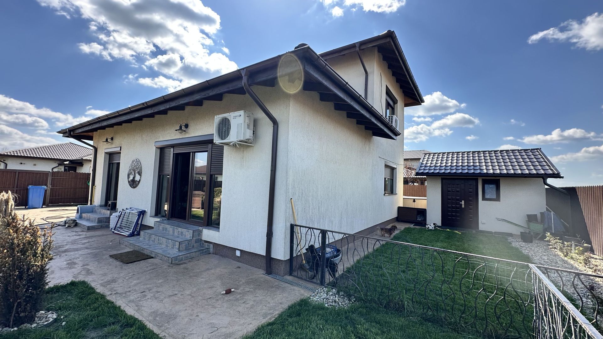 Balotesti, casa moderna, 4 camere, teren 630 mp, utilitati, transport - Poză 10