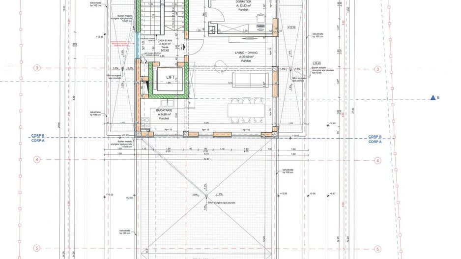 PENTHOUSE |105 MP + 43 MP BALCOANE + 102 MP TERASA | ORIENTARE E-V - Poză 2