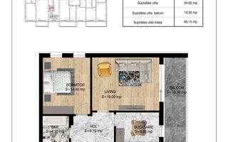Theodor Pallady-Metrou Nicolae Teclu-2 camere-Comision 0 - Poză 2