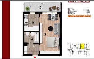 gars.dec. -41(33+8)mp-gata, la aprox. 15min metrou Leonida/Berceni