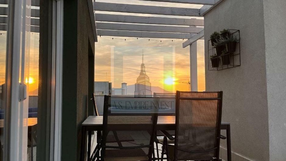 Penthouse 3 camere mobilat-utilat - zona Tractorul (Top City) - Poză 11