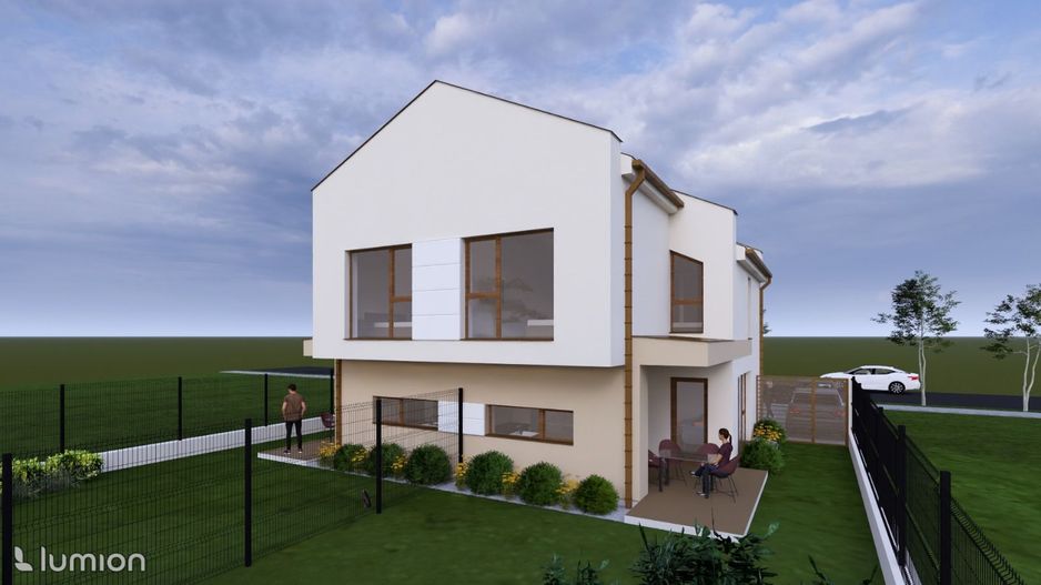Comision 0% Duplex de vânzare  Dumbrăvița langa lac si padure 110mp utili - Poză 4