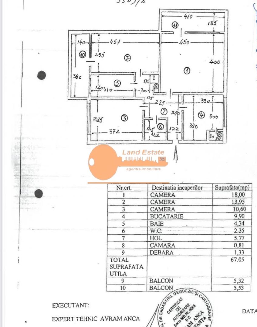 3 camere Aviatiei (centrala termica-200 m metrou) - Poză 7