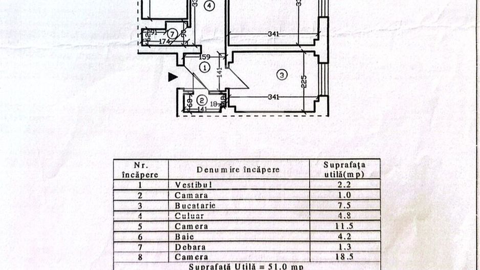 Apartament 2 camere Teiul Doamnei Lacul Tei - Schiță 30
