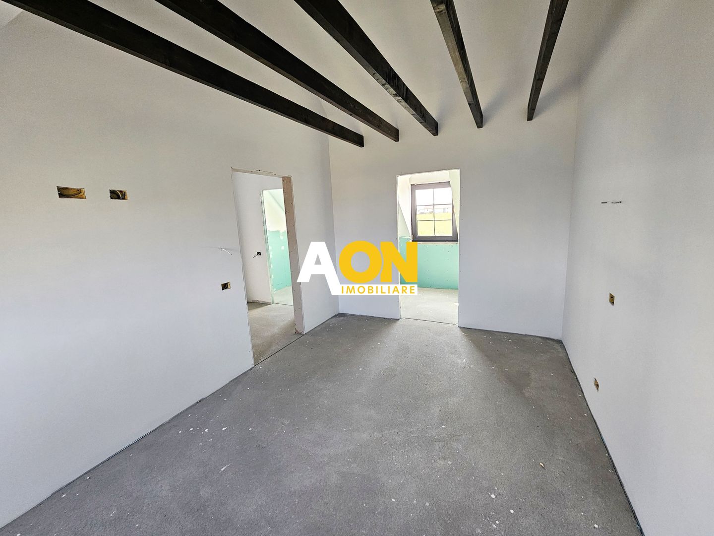 Casa semifinisata, eficienta energetic, 4 camere, 355 mp teren - Poză 16