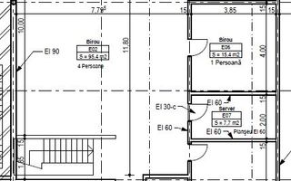 Spațiu de Birouri 210 mp în Otopeni – Utilități Incluse, Autorizat ISU, Parcare - Schiță 12