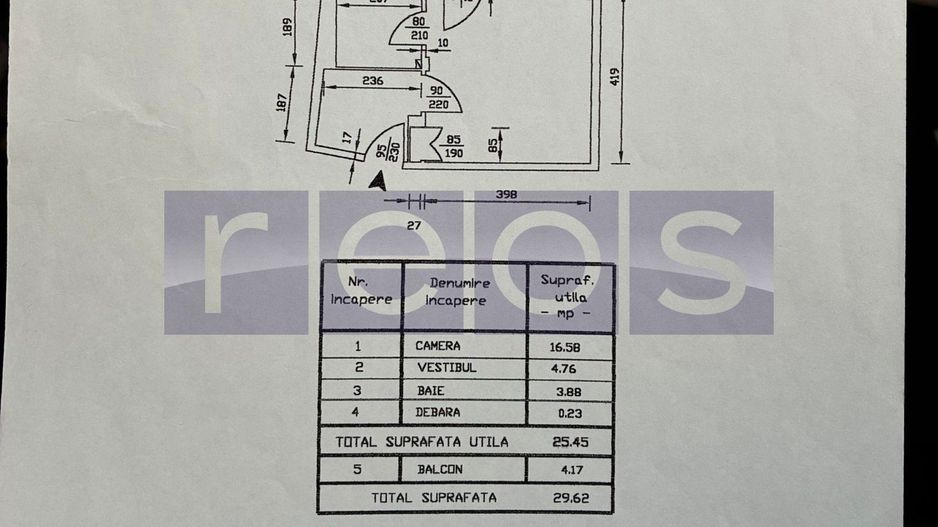 Vanzare Garsonieră 30mp Centrul Vechi | Smârdan | Ideală investiție - Poză 6