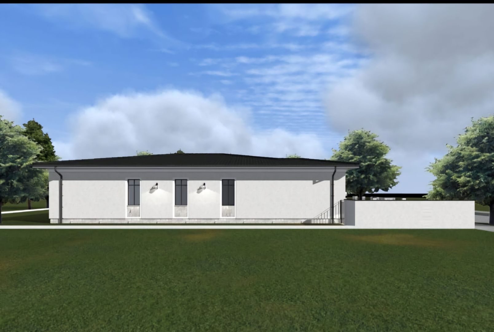 Locuinta individuala cu garaj- in stil mediteranean - Poză 7