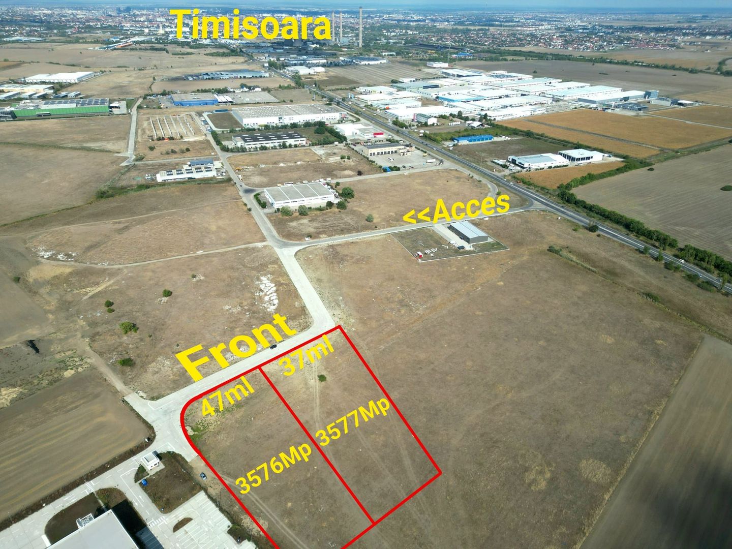 Teren industrial cu acces la centura - Poză 1