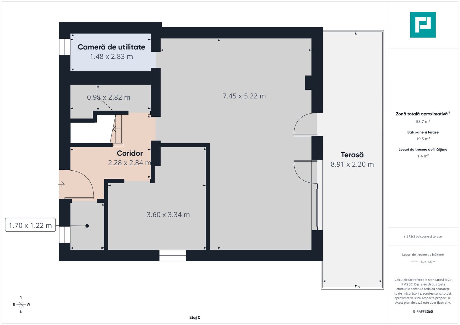 Duplex luminos 101 mp utili, teren 350mp în Covaci - Poză 10