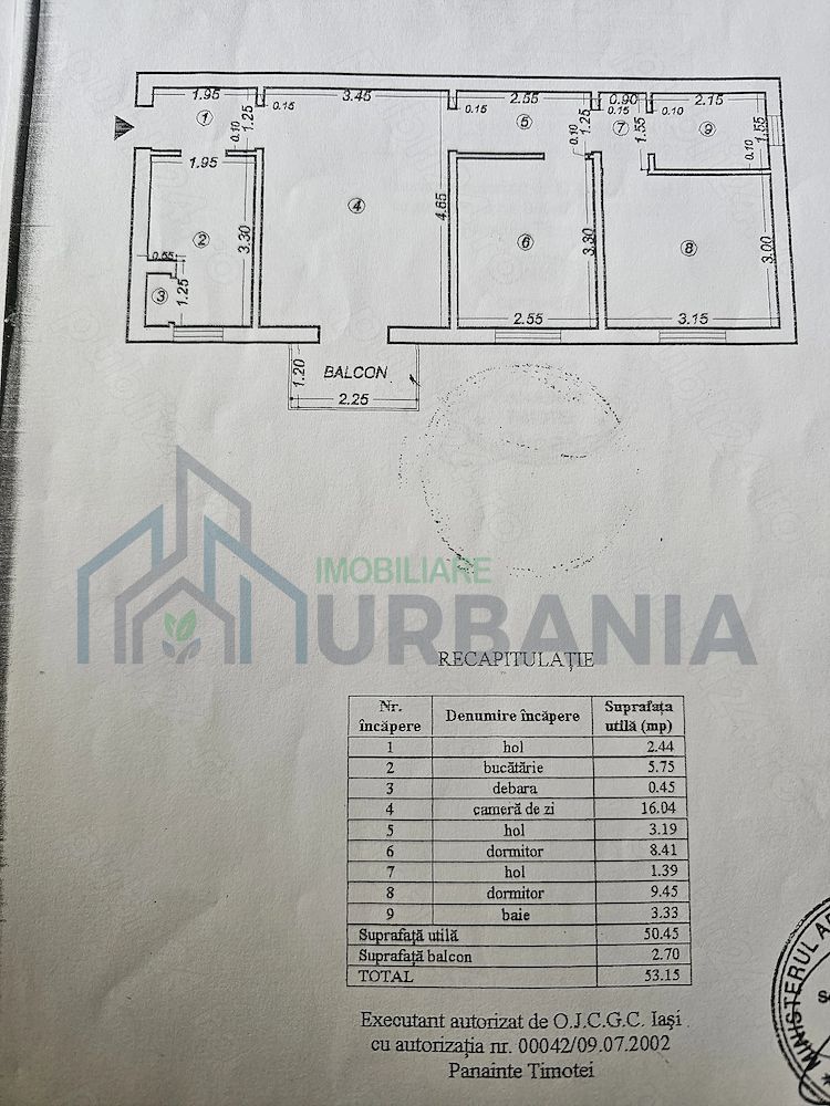 Apartament semidecomandat cu 3 camere, zona Zimbru, Iași - Poză 1
