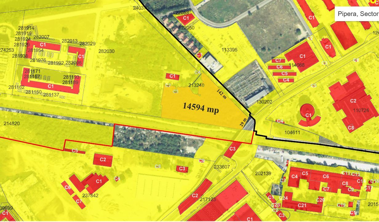 Prezentare Teren - Pipera, Sector 1, București - 14.594 mp - Schiță 5