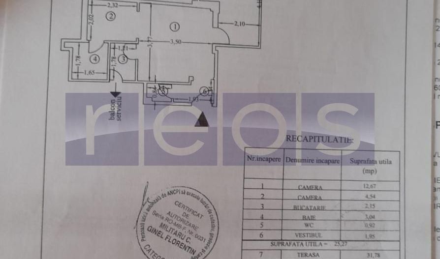 VANZARE GARSONIERA CU TERASA MARE 57MP STEFAN CEL MARE METROU STADION DINAMO - Poză 10