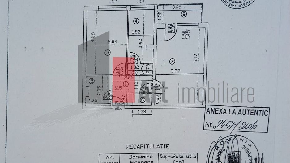 Apartament 2 camere Baba Novac - Schiță 28