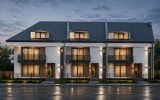 VILE PREMIUM P+1+M | PROIECT NOU | 5 CAMERE | CURTI PRIVATE | 2 PARCARI | - Poză 3