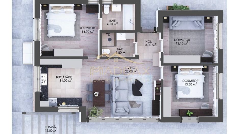 Vila moderna***4 camere***cu gradina//Cartier rezidential Corbeanca - Poză 37