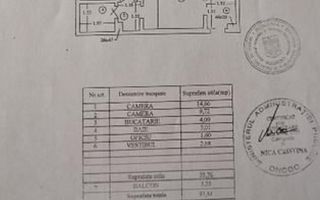 2 Camere | Metrou Lujerului la 5 minute | Centrala - Schiță 9