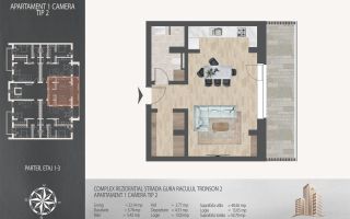 Garsonieră premium Pallady,Metrou Teclu,Vizavi scoala Victor Brauner - Poză 5