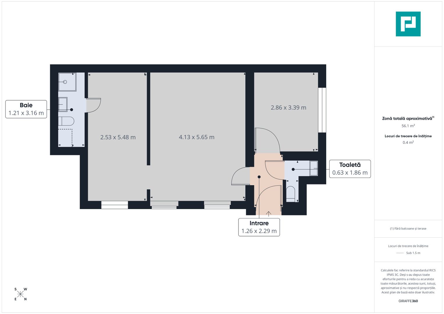 Apartament 2 camere Central - Poză 9