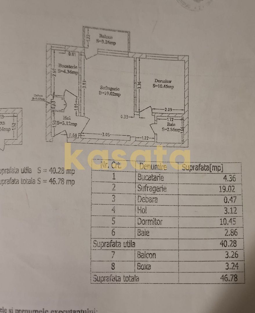 Închiriere apartament 2 camere, Floreasca - Schiță 11