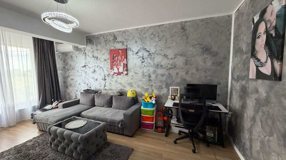 Vanzare Apartament 2 camere mobilat si utilat 55 mp, parter, centrală - Poză 1