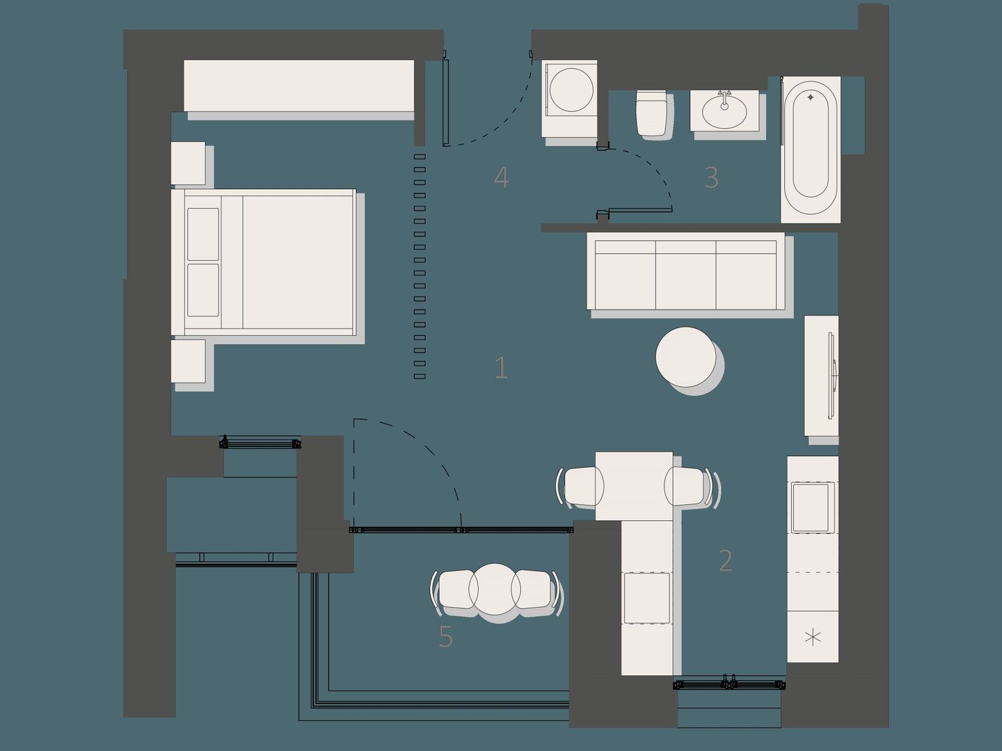 Studio de inchiriat - Pipera - Poză 9