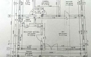 Casa 3 camere 83 mp+terasa 10 mp-teren 800 mp-livada-Livezile - Poză 2