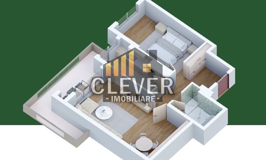 2 camere spațios Pallady, compartimentare excelentă - Schiță 16