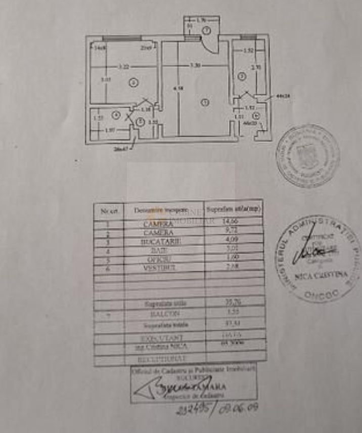 2 Camere | Metrou Lujerului la 5 minute | Centrala - Schiță 9