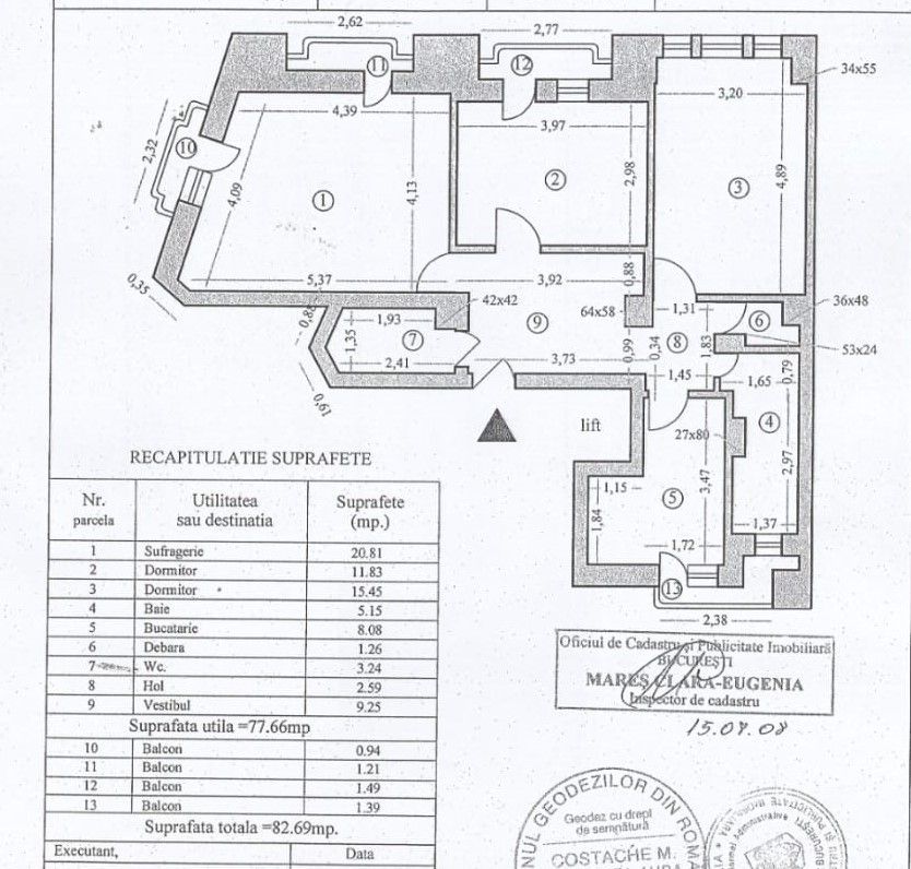 Vanzare Apartament 3 camere Unirii - Regina Maria - Libertății - Poză 7