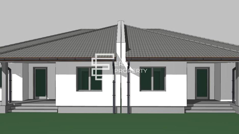 Case pe un singur nivel teren 479 mp cu panouri solare – Cristian/Sibiu - Poză 1