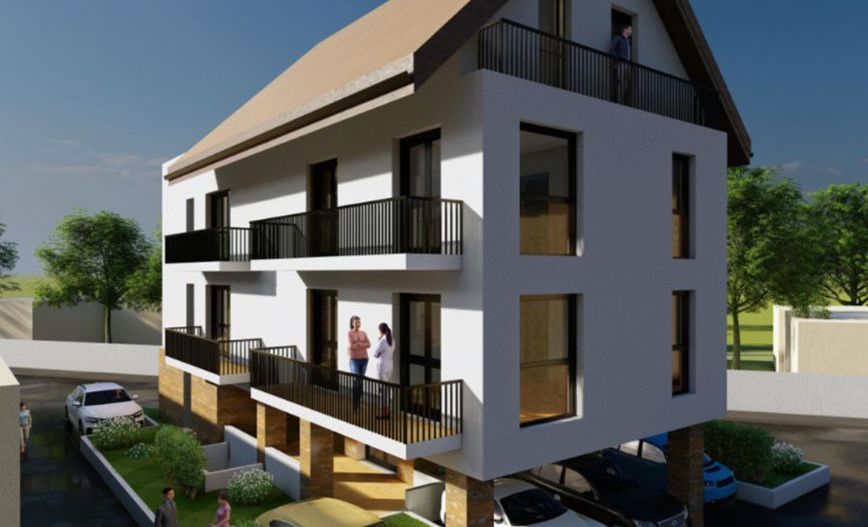 TEREN AUTORIZATIE | SOS CHITILEI | 5 APARTAMENTE + 6 LOCURI DE PARCARE - Poză 1