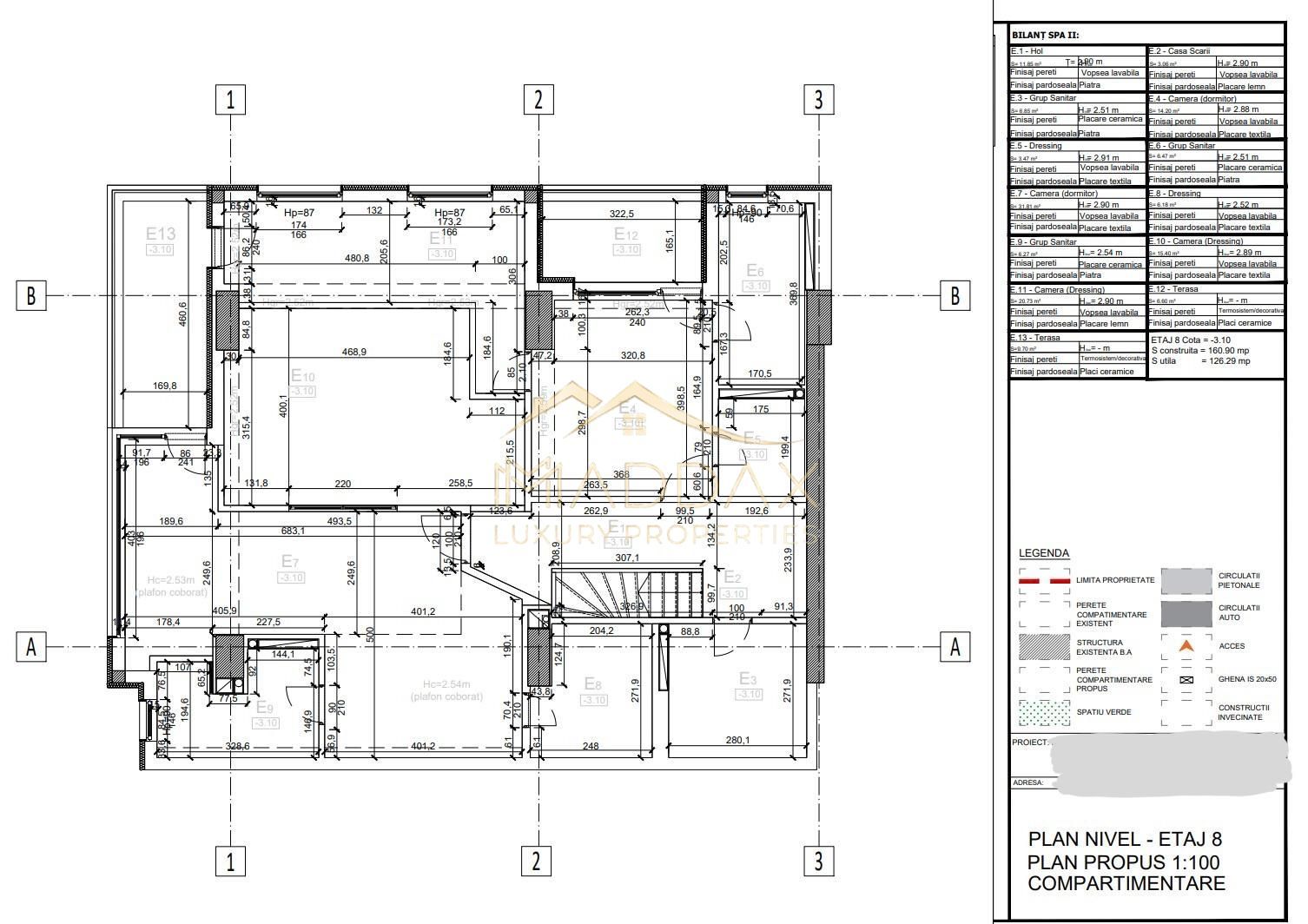 Penthouse Triplex Exclusivist *285mp* // Rooftop *93mp* // 2 Parking / Herastrau - Schiță 96