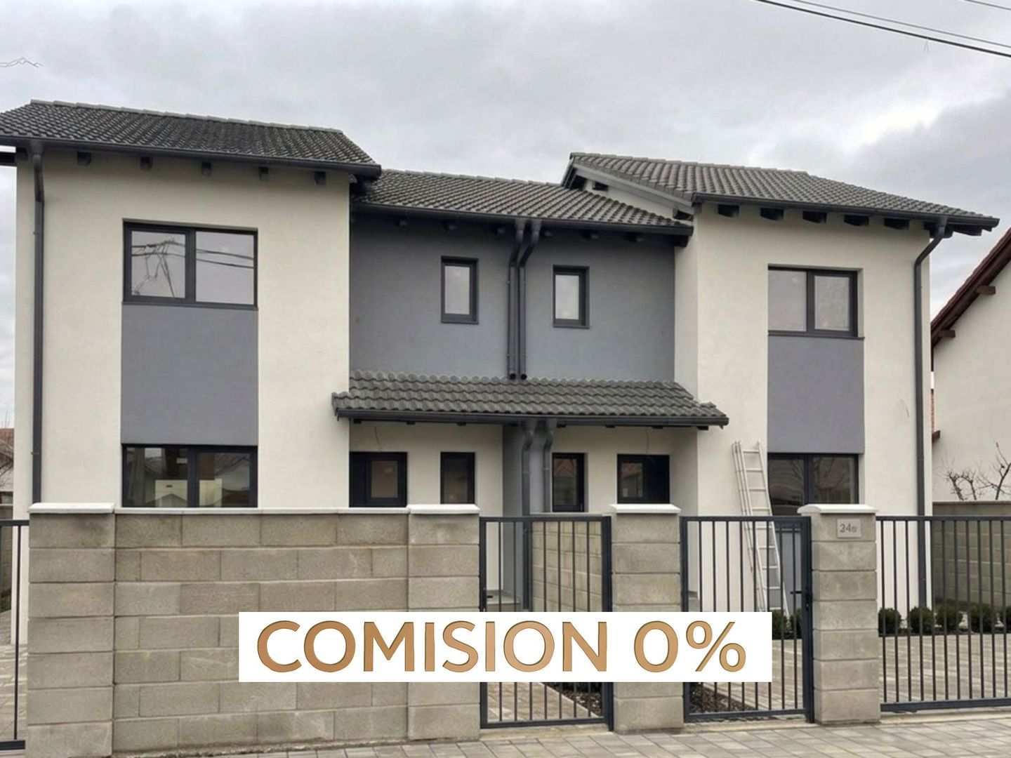 COMISION 0%, Duplex 4 Camere, La Cheie, P+E, 95MP, 335 Teren, SACALAZ - Poză 1