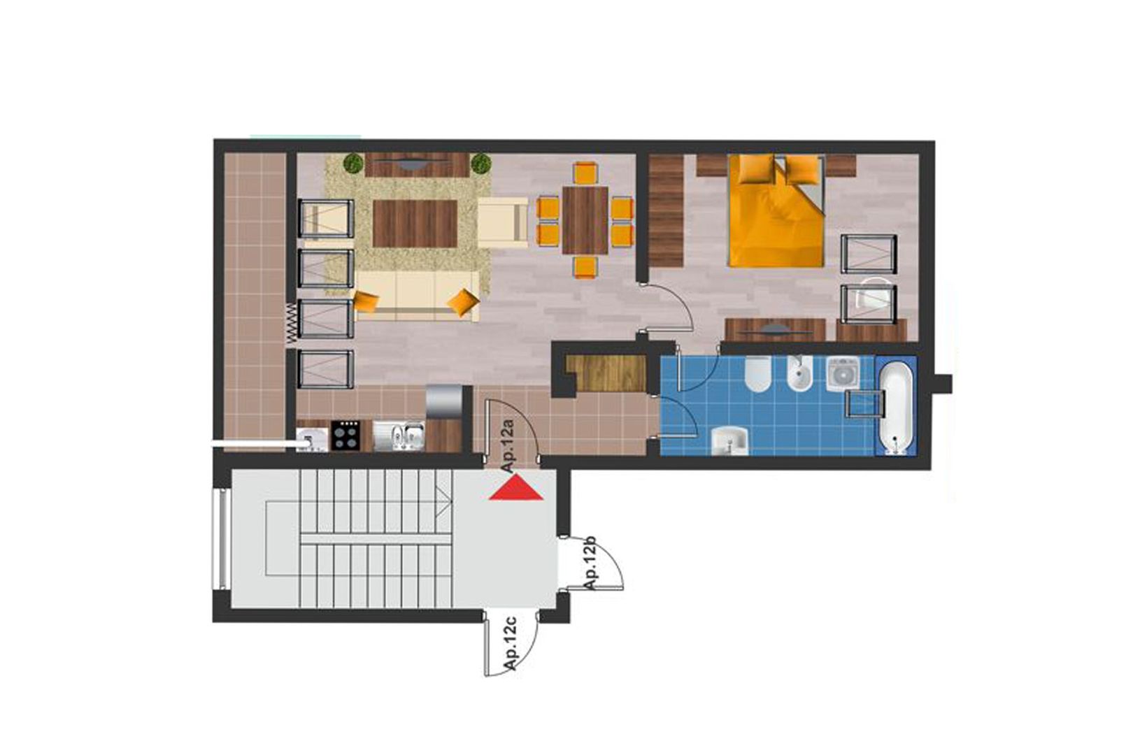 Apartament două camere rate la dezvoltator - Poză 5