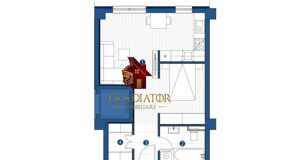 Apartament 1 camera, tip studio bloc nou, fara comision, Dealul Galata - Poză 2