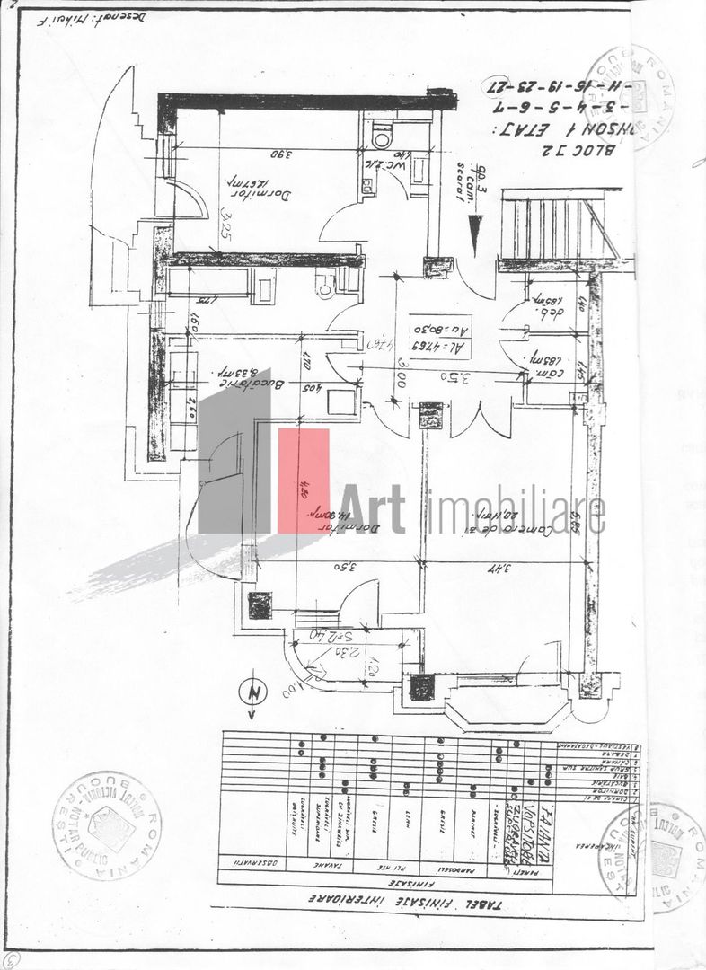 Vand apartament 3 camere pta alba iulia - Poză 1