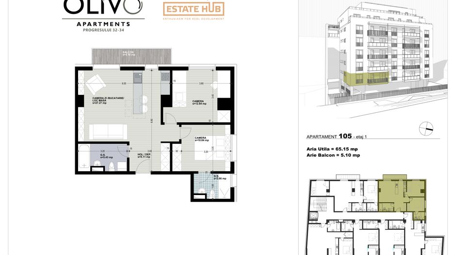 3 camere Dorobantilor- direct de la dezvoltator cu 0%comision - Poză 5