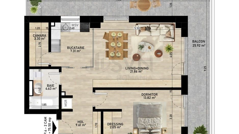 REA1026797 Apartament 2 camere I Gemina by the lake - Poză 2