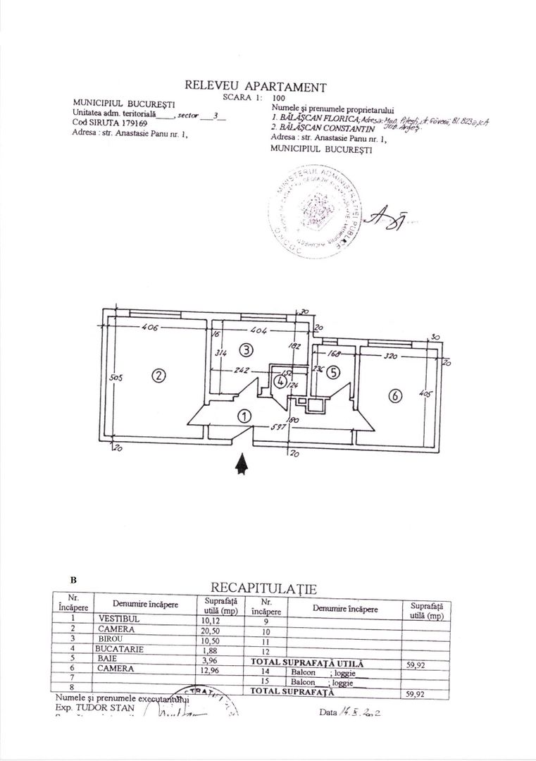 Apartament cu 2 camere de închiriat în Unirii, Bucuresti - Poză 15