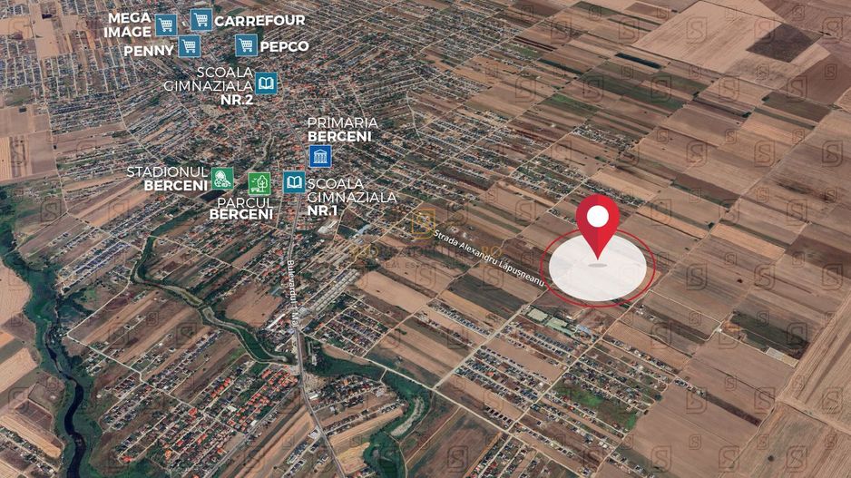 Tere intravilan, 500 mp, str Buchetului, comuna Berceni, Ilfov - Poză 2