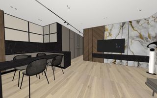 Penthouse nemobilat cu terasa de 18 mp in Campeador Sweet Green - Poză 2